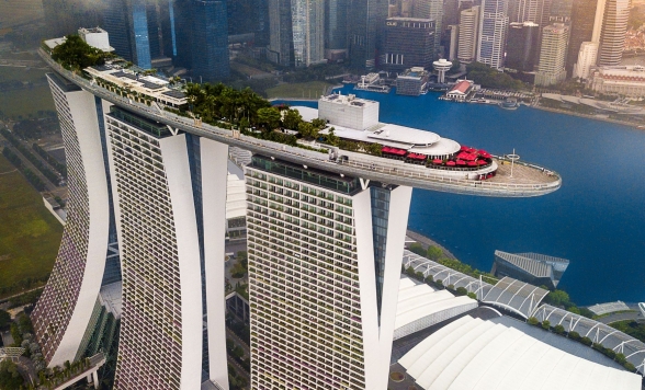 マリーナ ベイサンズ スカイパークの入場チケット